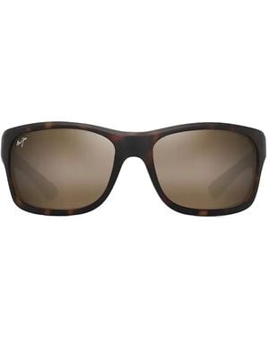 Maui Jim Gafas De Sol Ano Nui Con Montura Rectangular - Gris
