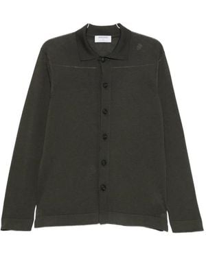 Gran Sasso Button-Up Long-Sleeve Cardigan - Green