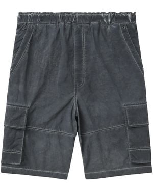 Izzue Bermudas cargo con logo - Gris