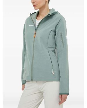 Mammut Hooded Zip Top - Blue
