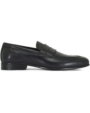 G. Brown Shoes Grain Leather Loafers - Black