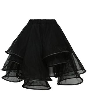 Noir Kei Ninomiya シアープリーツ スカート - ブラック