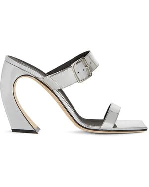 Giuseppe Zanotti Musa カーブヒール サンダル - メタリック