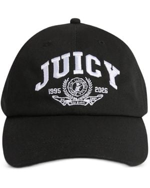 Juicy Couture Crest-Embroidered Baseball Cap - Black