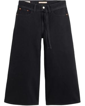 Levi's Katoenen Jeans Met Gestrikte Ceintuur - Blauw