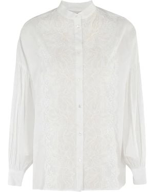 ERMANNO FIRENZE コットン シャツ - ホワイト