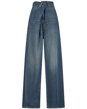 DARKPARK Ines Foldover Jeans - Blue