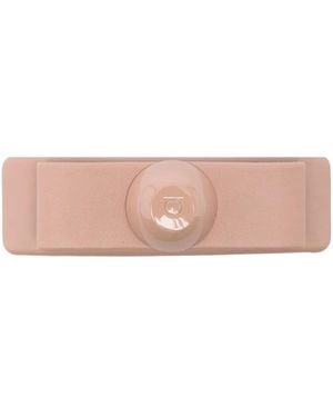 Ferragamo エナメル ヘアクリップ - ピンク