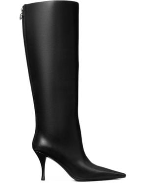 Tory Burch Charlie Leather Boots - Black