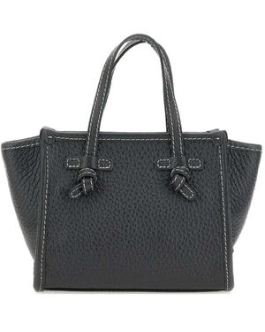 MARCELLA CLUB Miss Marcela Leather Mini Bag - Black