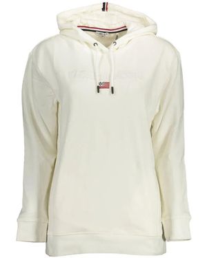 U.S. POLO ASSN. Logo-Embroidered Hoodie - White