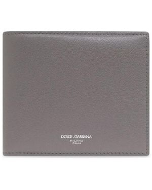 Dolce & Gabbana Leather Wallet - Grey