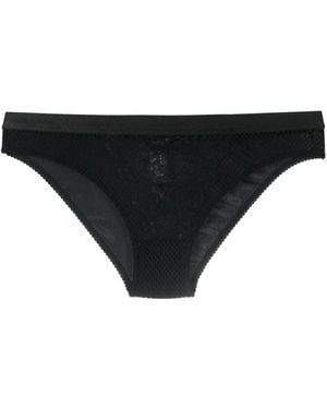 DSquared² Net Lace-Detail Briefs - Nero