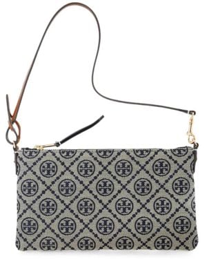 Tory Burch T Monogram Mini Bag - Grey