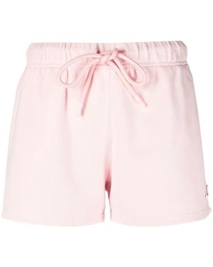 Autry Tennis Logo-Patch Shorts - Pink