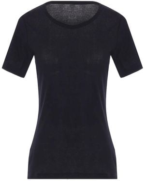 Yohji Yamamoto Ribbed Crew-Neck T-Shirt - Black