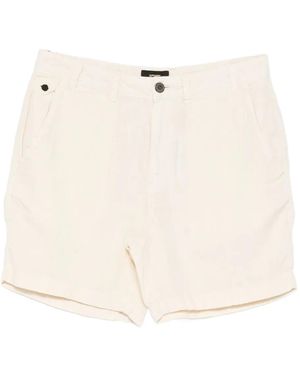 Superdry Buttoned Shorts - Natural