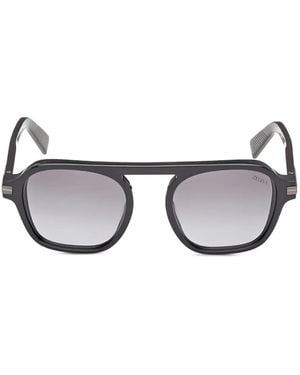 ZEGNA Gafas con montura cuadrada - Negro