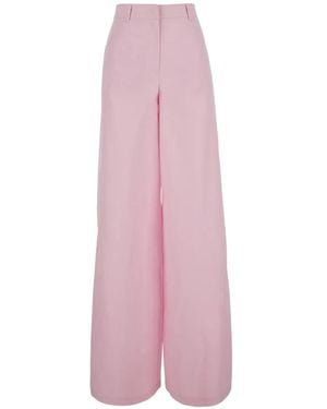 MSGM Wide-Leg Pants - Pink