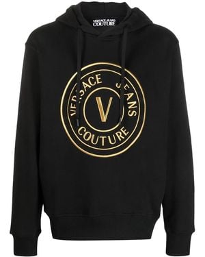 Versace Jeans Couture ロゴ パーカー - ブラック