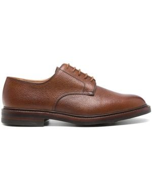 Crockett & Jones Gasmere Leather Derby Shoes - Brown