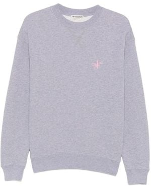JW Anderson Ribbon Anchor Sweatshirt - Purple