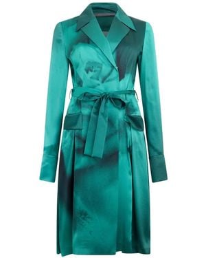 Alberta Ferretti Wrap Dress - Green
