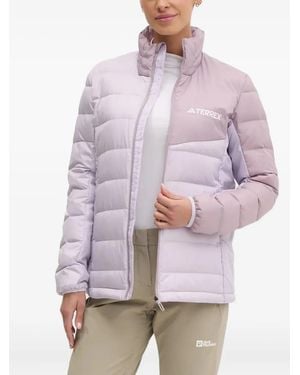 adidas Quilted Panelled Jacket - Pink