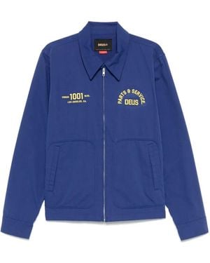 Deus Ex Machina Teller Drizzler Jacket - Blue