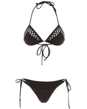 The Attico Il Primo Bagno Bikini Met Uitgesneden Details - Wit