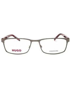 HUGO Rectangle-Frame Glasses - Multicolor