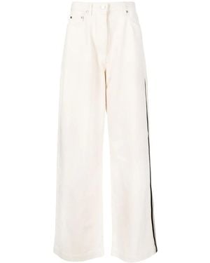 Peter Do Jeans A Gamba Ampia - Bianco