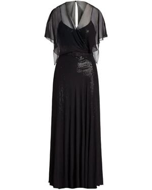 Ralph Lauren Belt-Detail Midi Dress - Black
