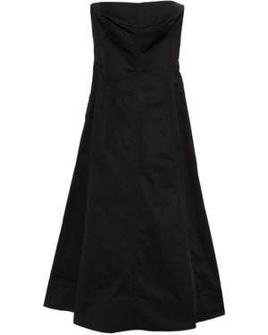 St. Agni Schulterfreies Kleid - Schwarz