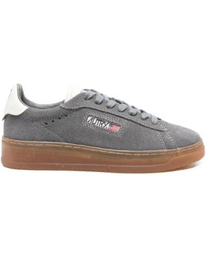 Autry Dallas Low Suede Trainers - Grey