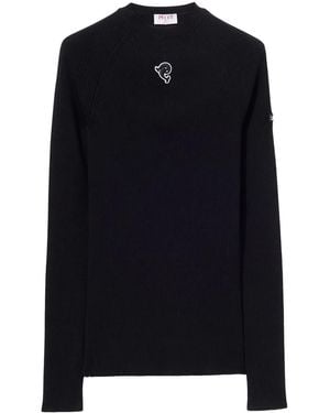 Emilio Pucci Logo-Patch Jumper - Black