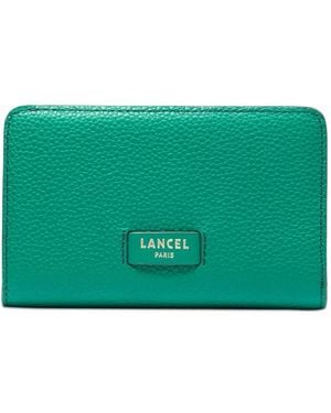 Lancel Leather Bi-Fold Wallet - Green