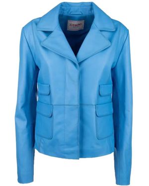 Iceberg Multiple-Pocket Jacket - Blue