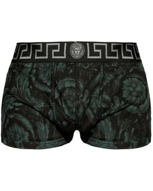 Versace バロッコ グレカ ボクサーパンツ - ブラック