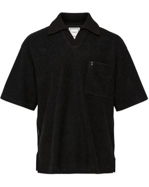 WOOYOUNGMI Textured-Finish Oversized T-Shirt - Black