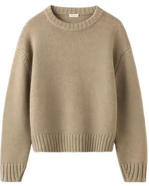 Almada Label Cru Crew-Neck Jumper - Natural