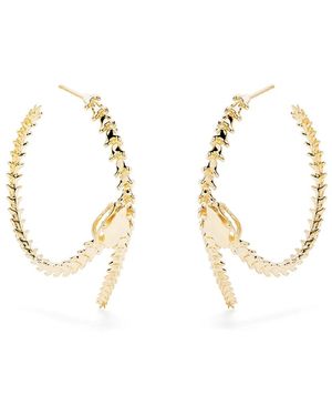 Shaun Leane Serpent Trace Hoop Earrings - Metallic