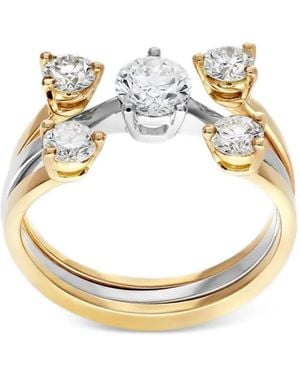 Delfina Delettrez Diamonds Dots 18K Ring - Metallic