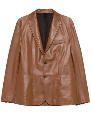 Tagliatore Patch-Pocket Jacket - Brown