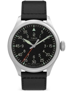 Timex Waterbury Ace 41Mm Watch - Black