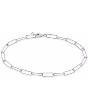 Monica Vinader Alta Textured Chain Bracelet - White