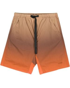 MSGM Gradient-Effect Bermuda Shorts - Orange