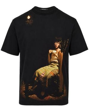 Undercover Cindy Sherman Seat Down Cotton T-Shirt - Black