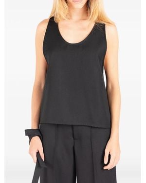 Societe Anonyme Split-Back Top - Black