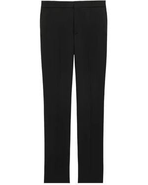 Saint Laurent Concealed-Fastening Trousers - Black